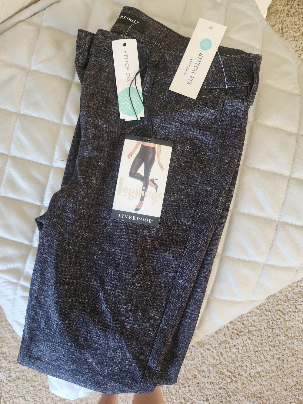 Liverpool Stretch Leggings - Charcoal Heather